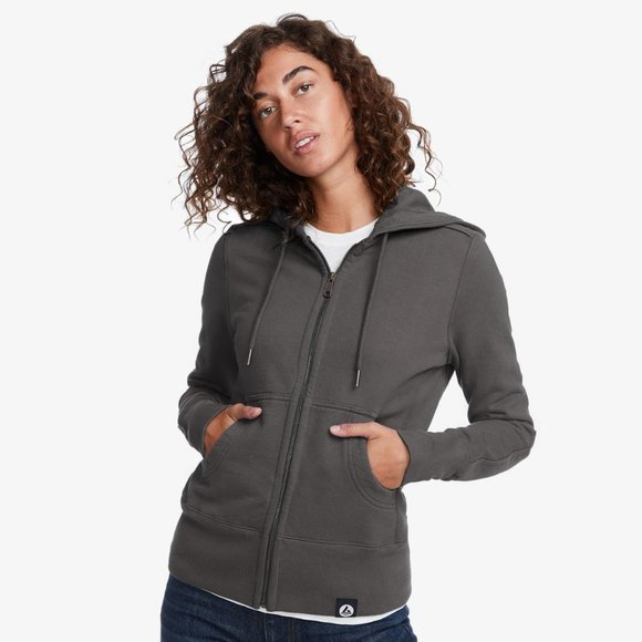 American Giant Tops - American Giant Classic Full Zip Hoodie in Iron, M